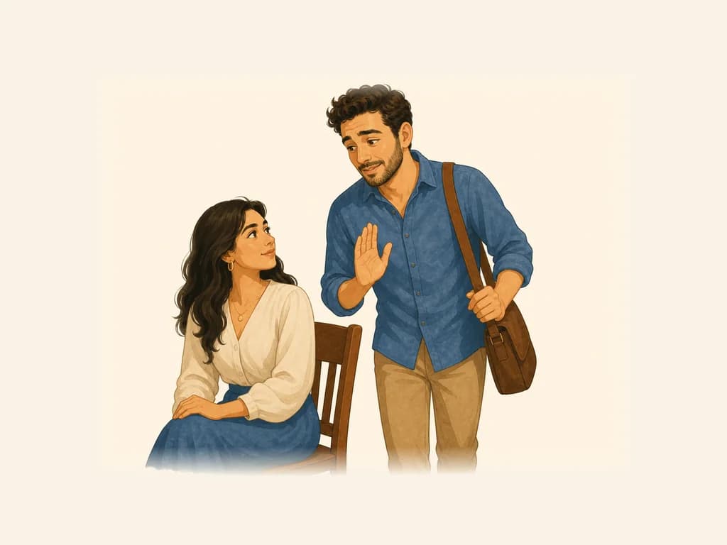 Flashcard illustration for Pardon (excuse me / sorry)